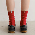 Daily Wool Socks (Red)