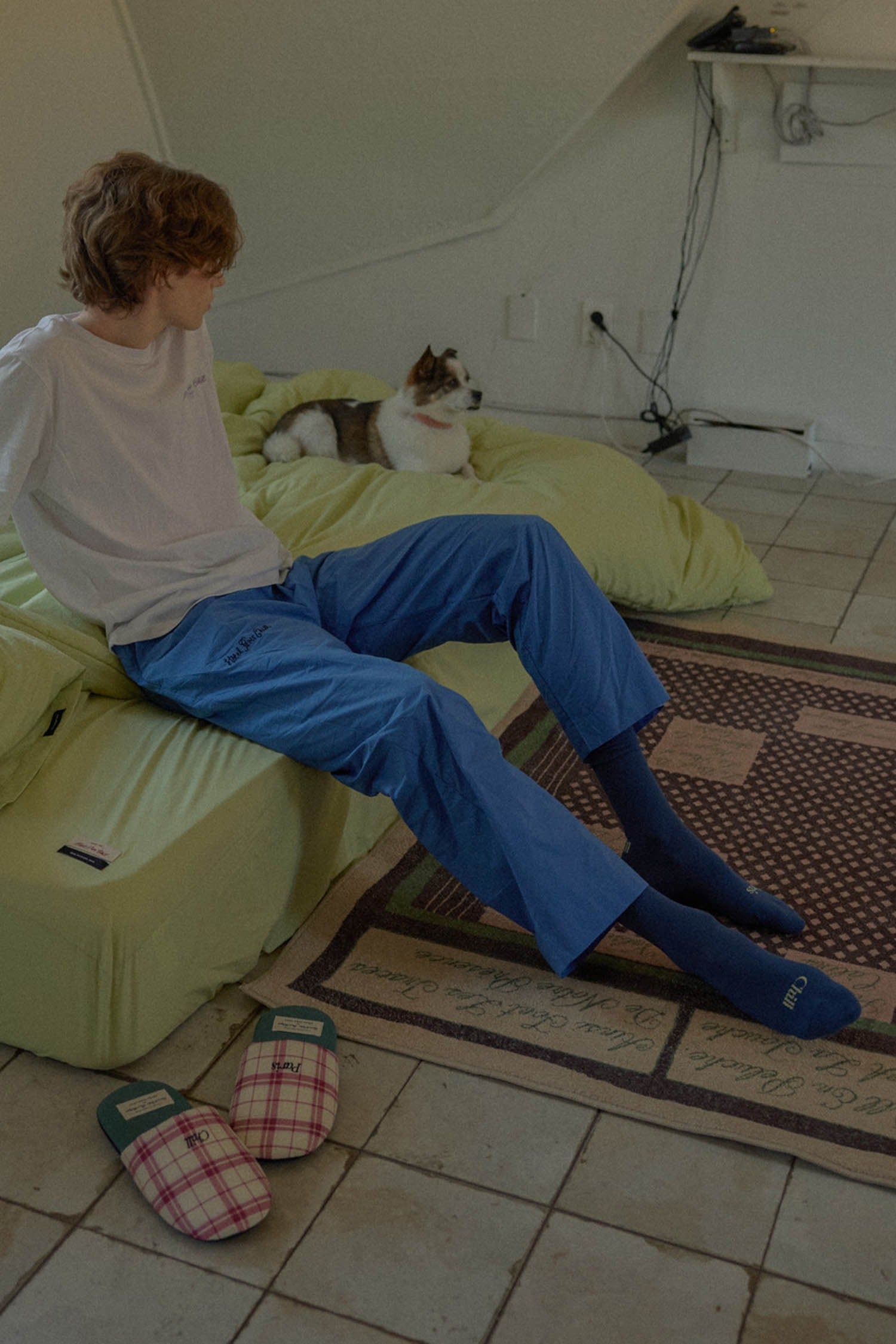 Paris Chill Socks (Navy)