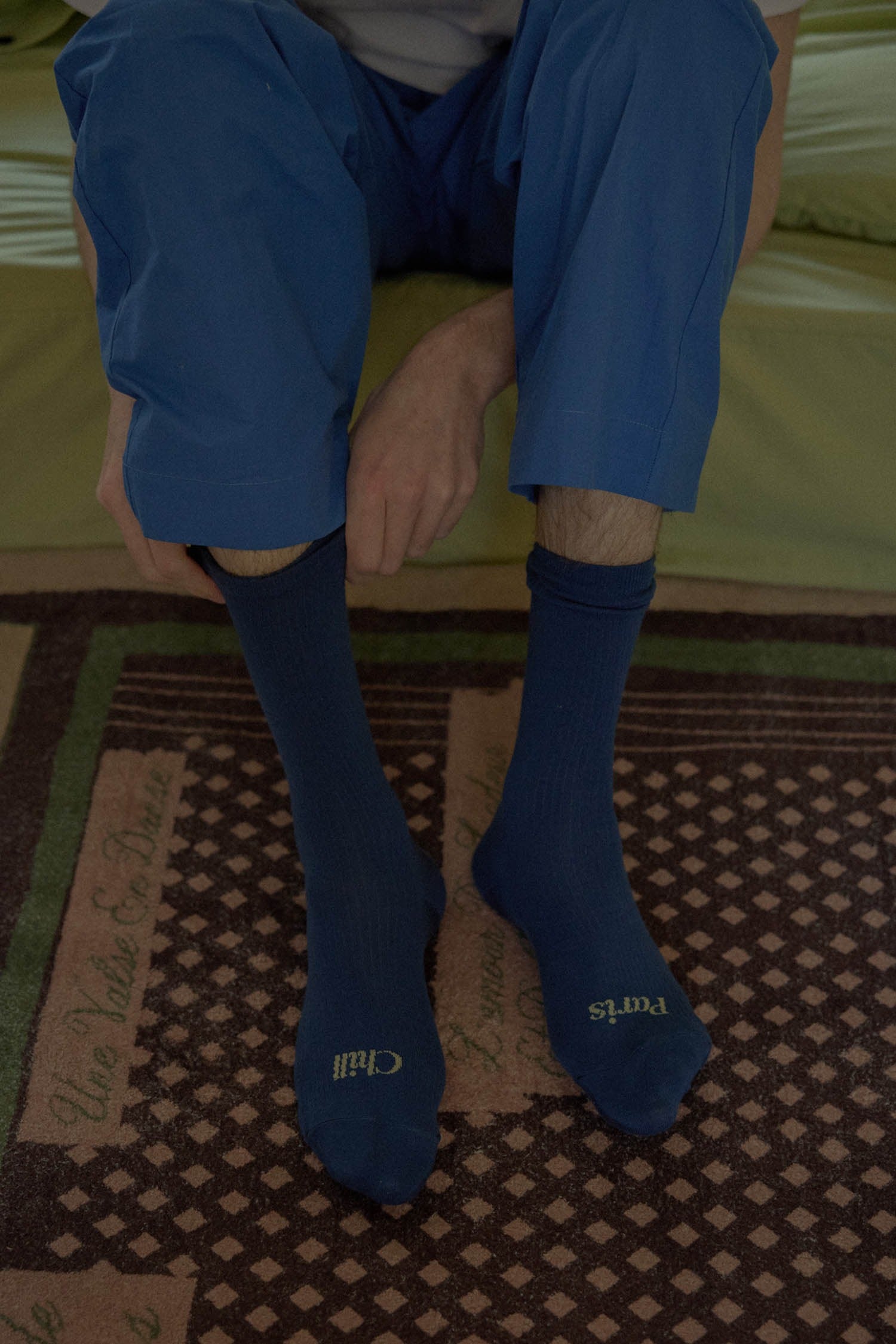 Paris Chill Socks (Navy)