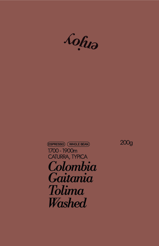 Sing Origin Espresso - Colombia, Washed (200g)