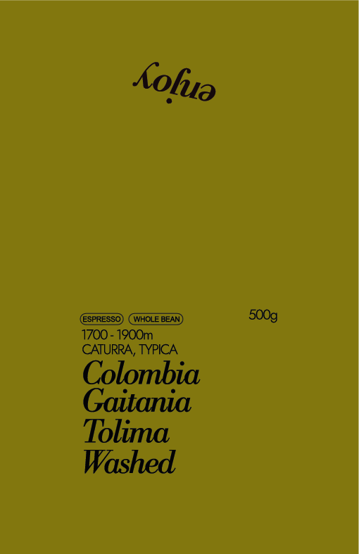 Sing Origin Espresso - Colombia, Washed (500g)