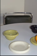 Double Nod Round Plate (Ivory)