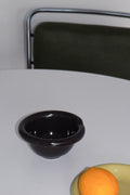 Double Nod Round Bowl (Brown)