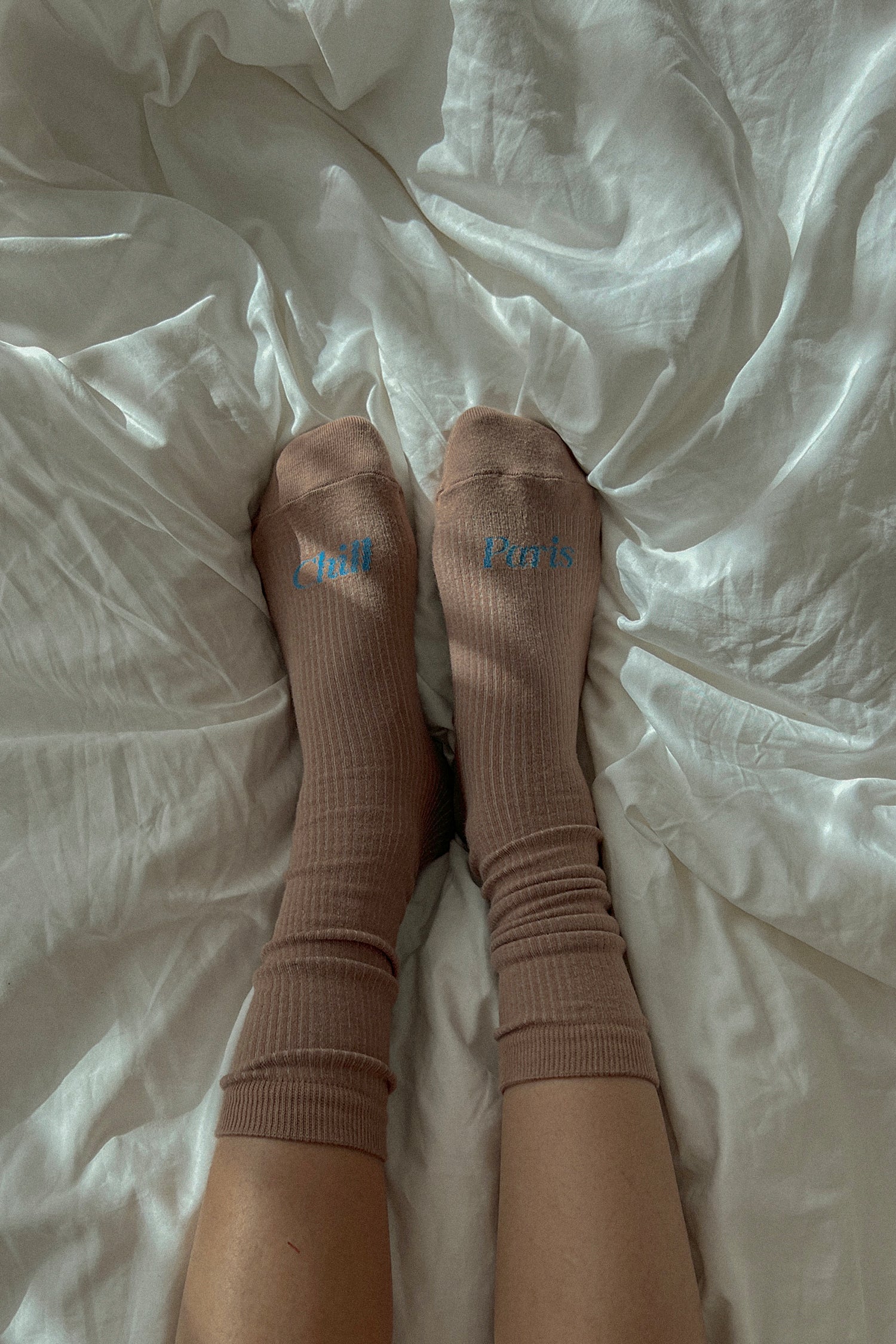 Paris Chill Socks (Toffee)