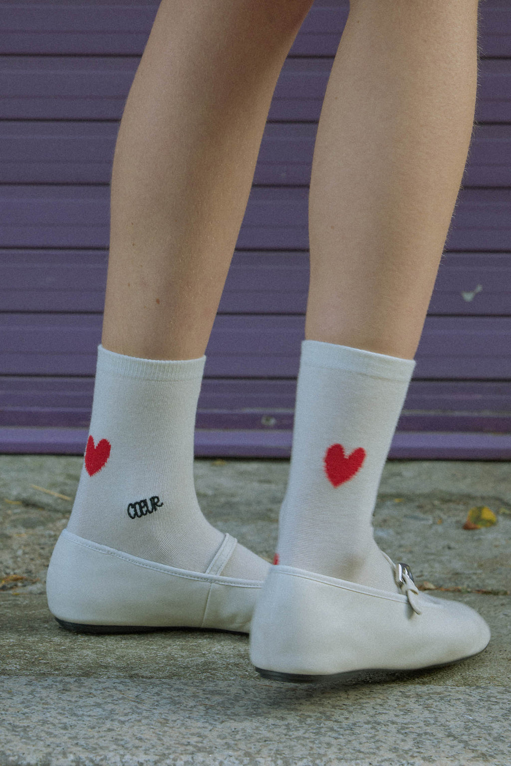 Coeur Wool Socks (White)