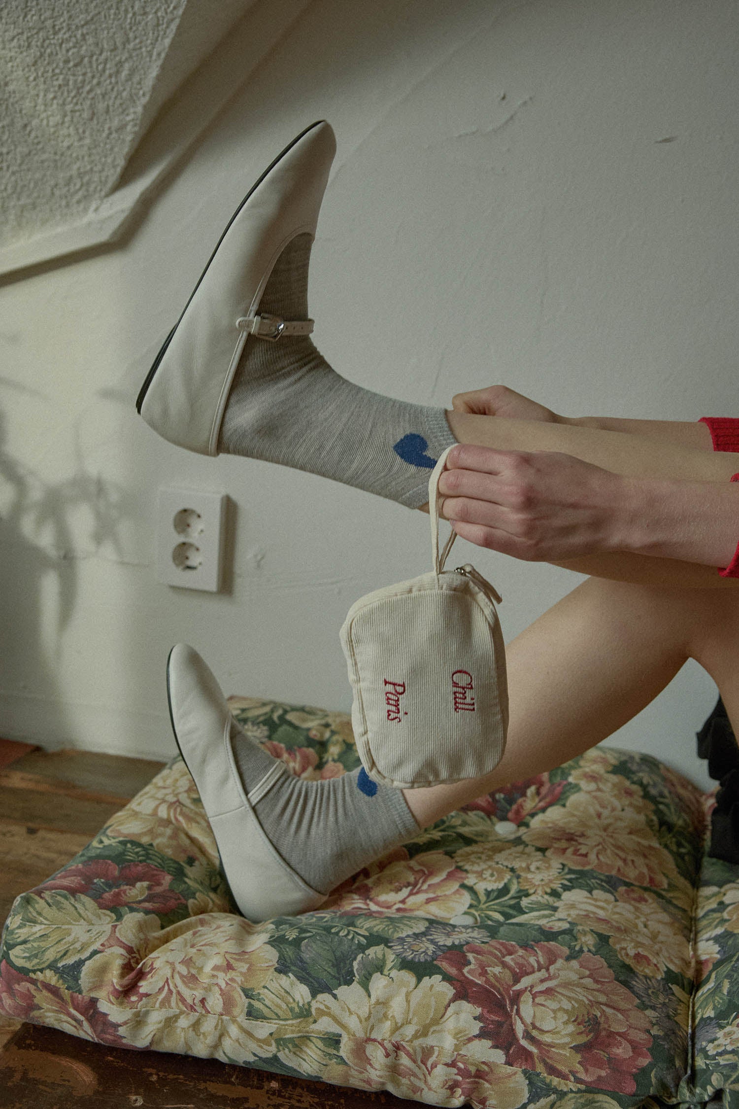 Coeur Wool Socks (Grey)
