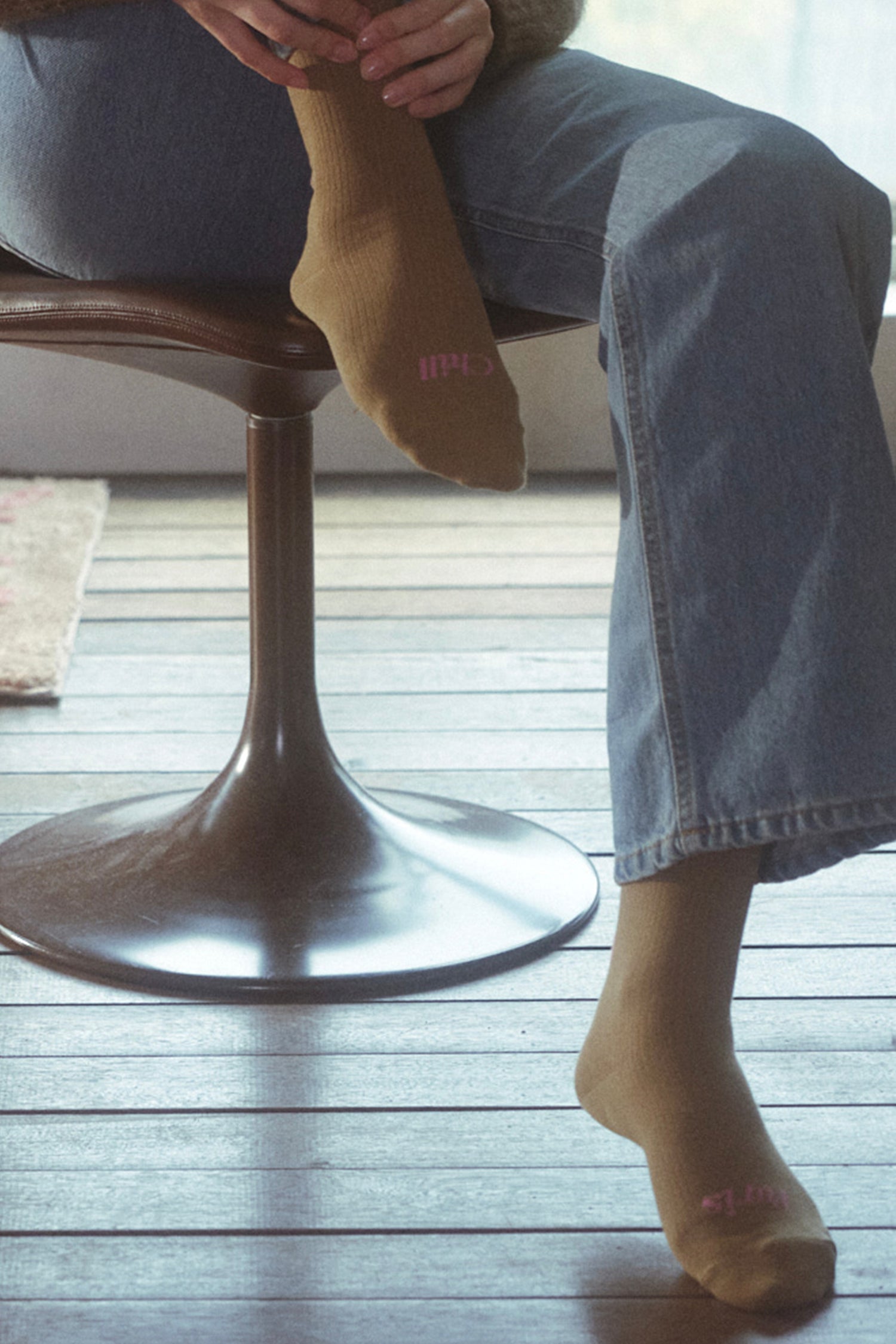 Paris Chill Socks (Toffee)