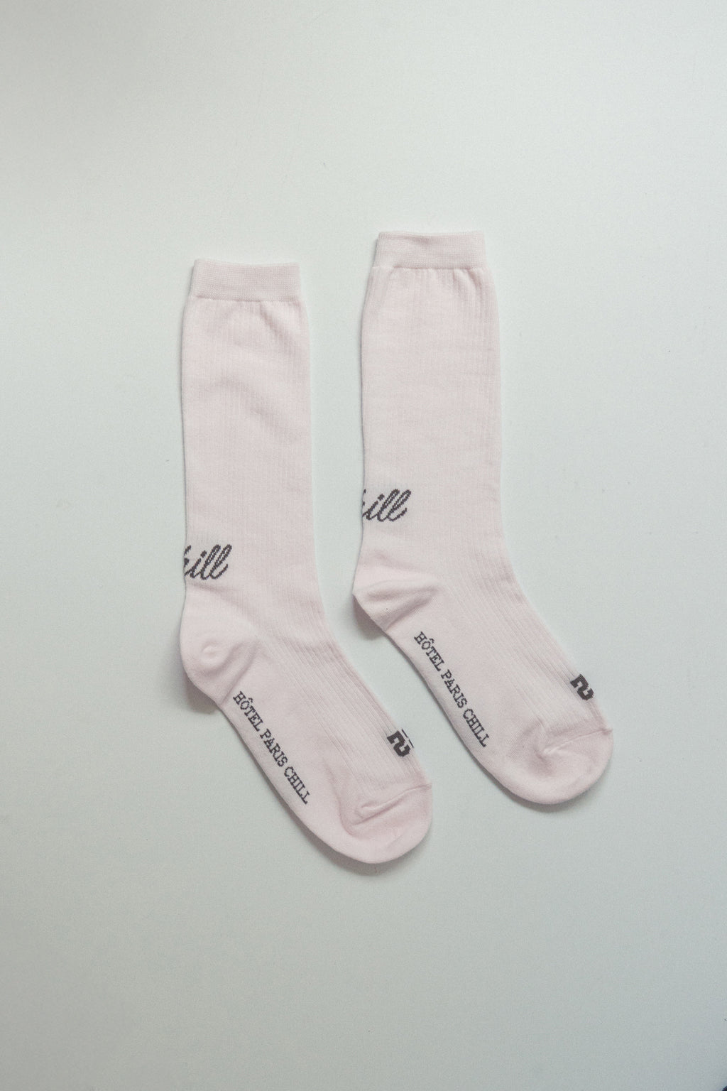 Paris Chill Socks (Pale Pink)