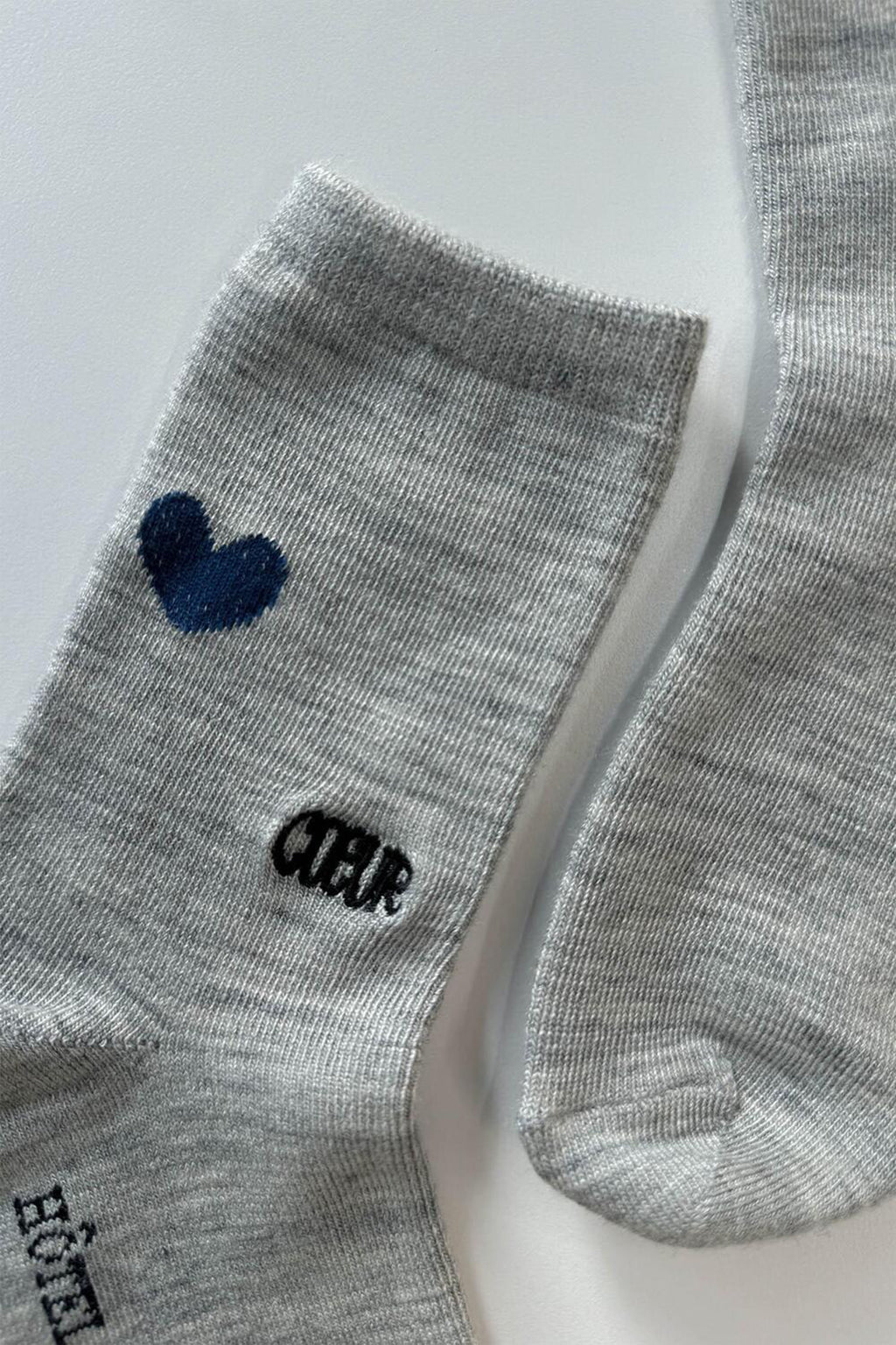 Coeur Wool Socks (Grey)