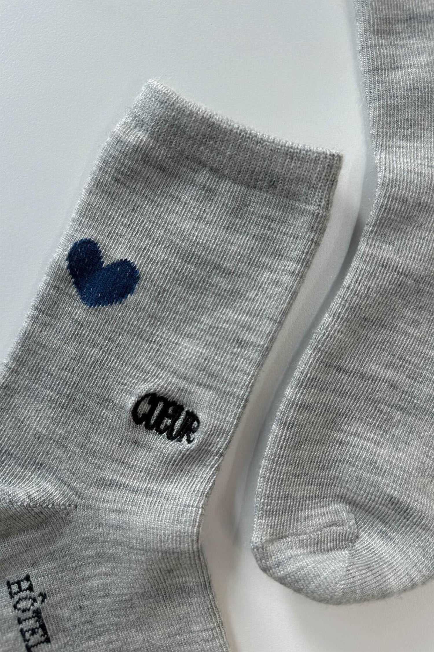 Coeur Wool Socks (Grey)