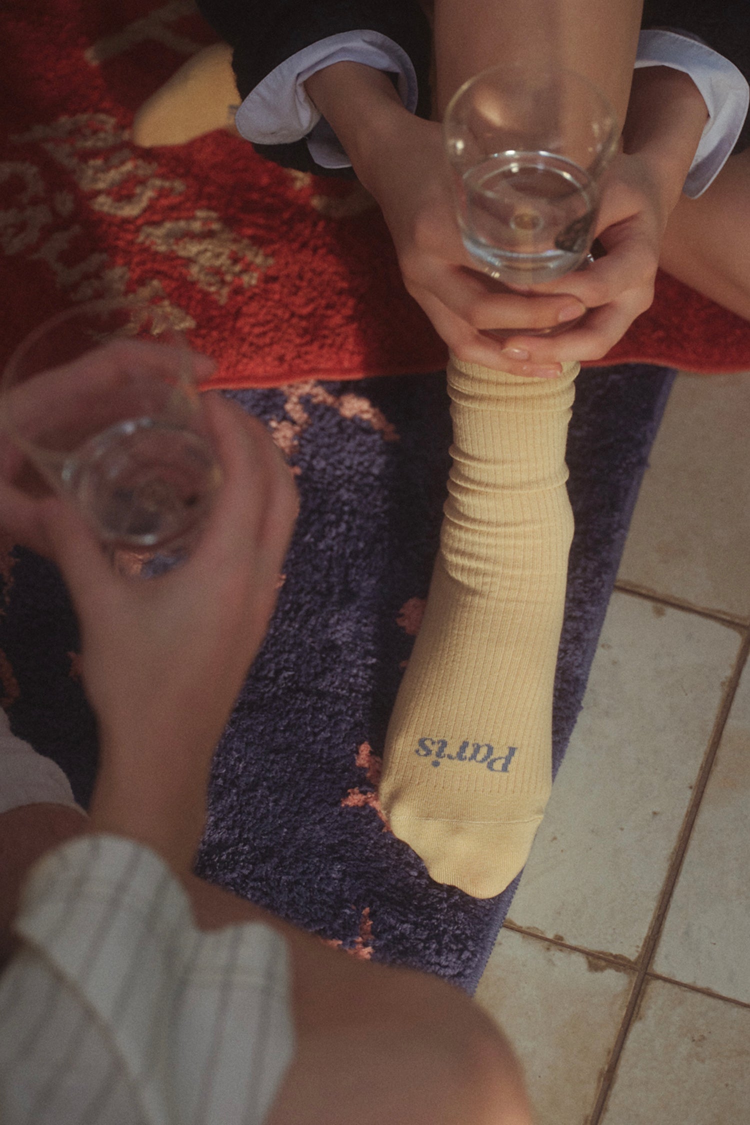 Paris Chill Socks (Butter)